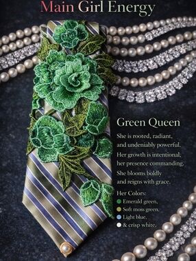 Women's Fashion Tie - Green Queen